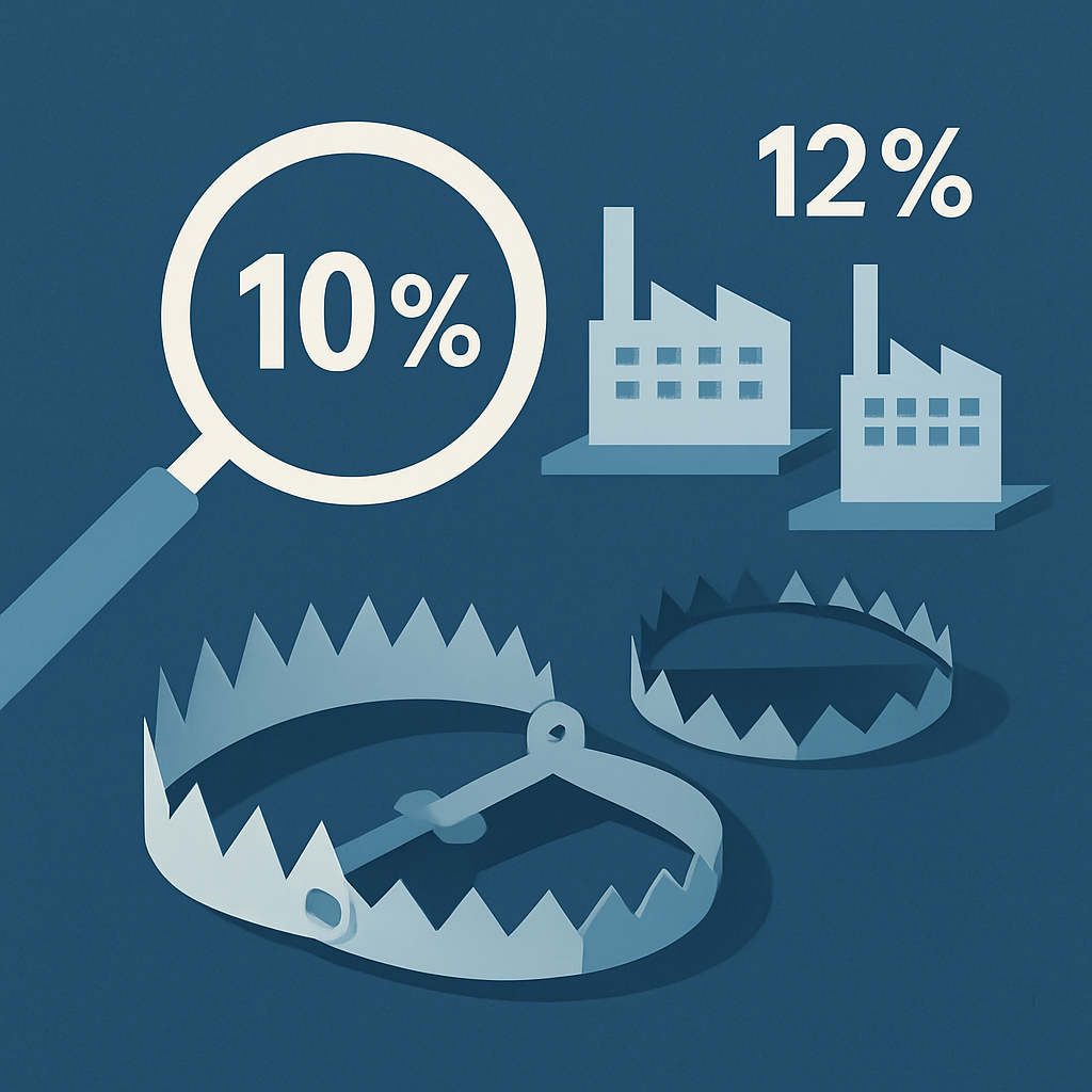 Los múltiplos mal utilizados: Un enfoque engañoso