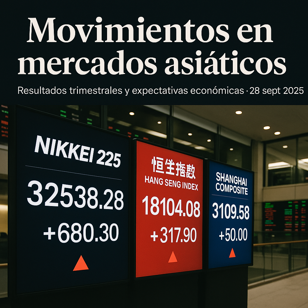 Resultados corporativos y mercados asiáticos marcan el pulso para inversionistas