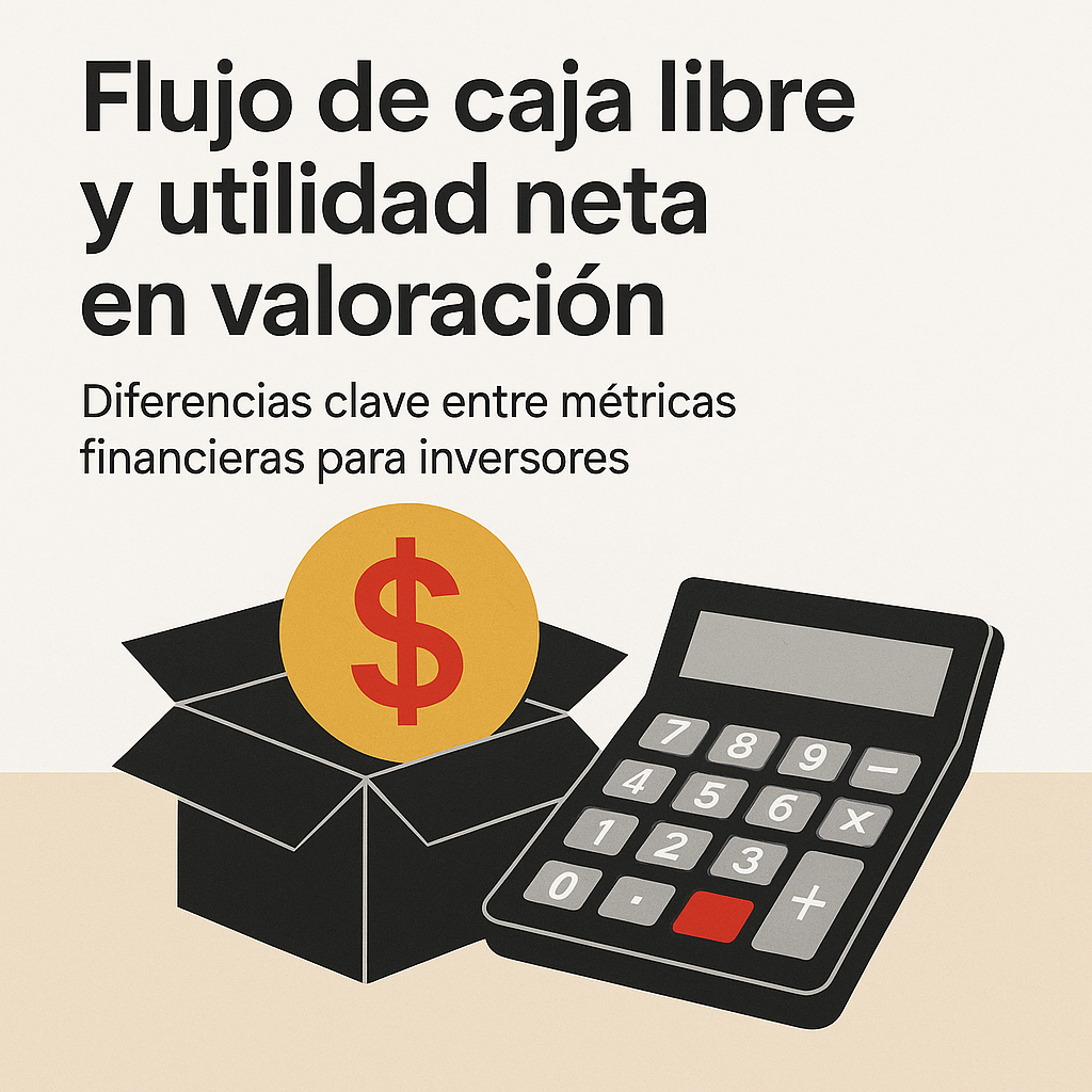 Flujo de caja libre vs utilidad neta: la métrica que de verdad importa en valoración