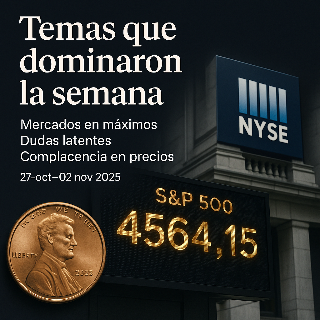 El péndulo de la complacencia: mercados en máximos, dudas en el trasfondo