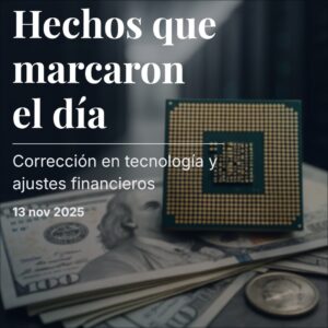 La corrección tecnológica reordena expectativas y flujos