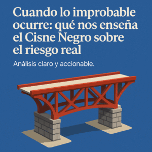 Cuando lo improbable ocurre: qué nos enseña el Cisne Negro sobre el riesgo real